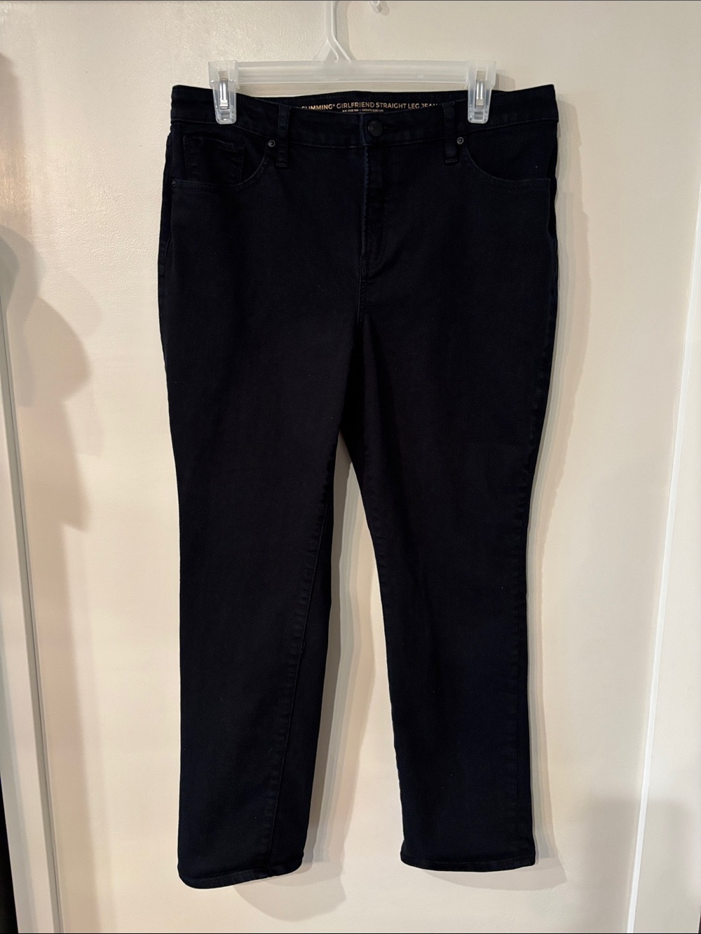 Chico's Black Women's Straight-Leg Jeans